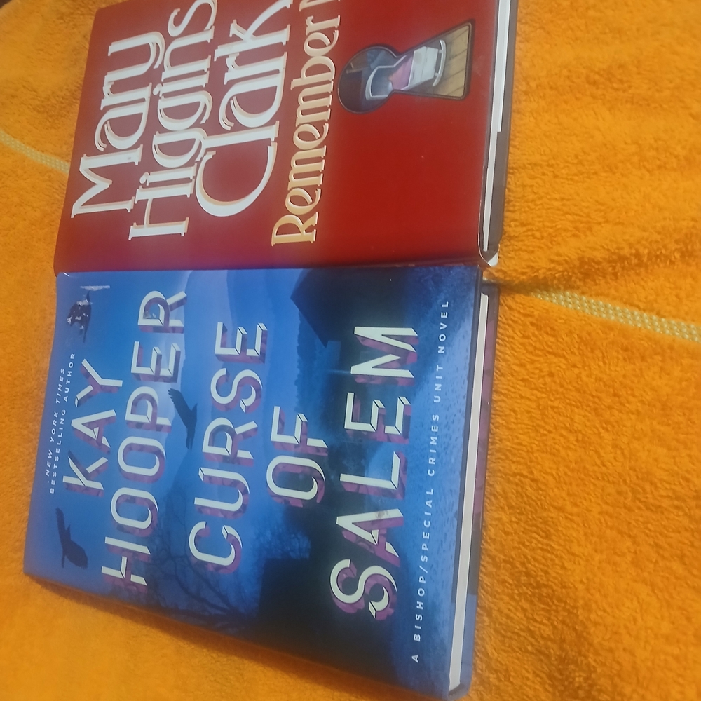 Red and Blue Hardcover Books